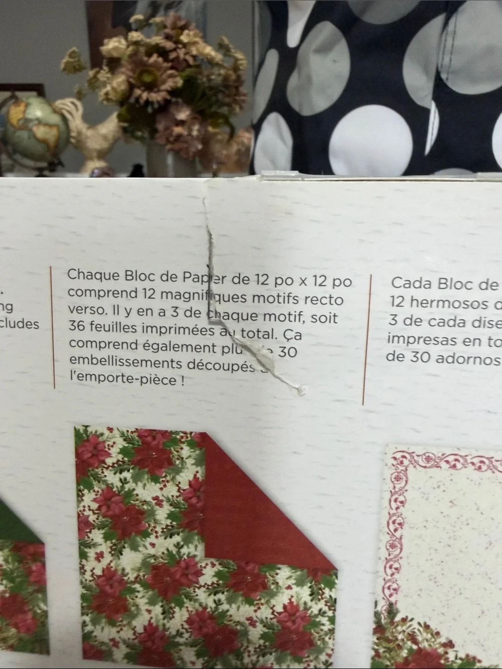 Crafters Companion Poinsettia Perfection Holiday Paper Pad with Die-cut Toppers